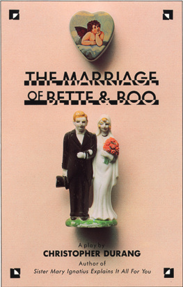 Durang - The Marriage of Bette and Boo