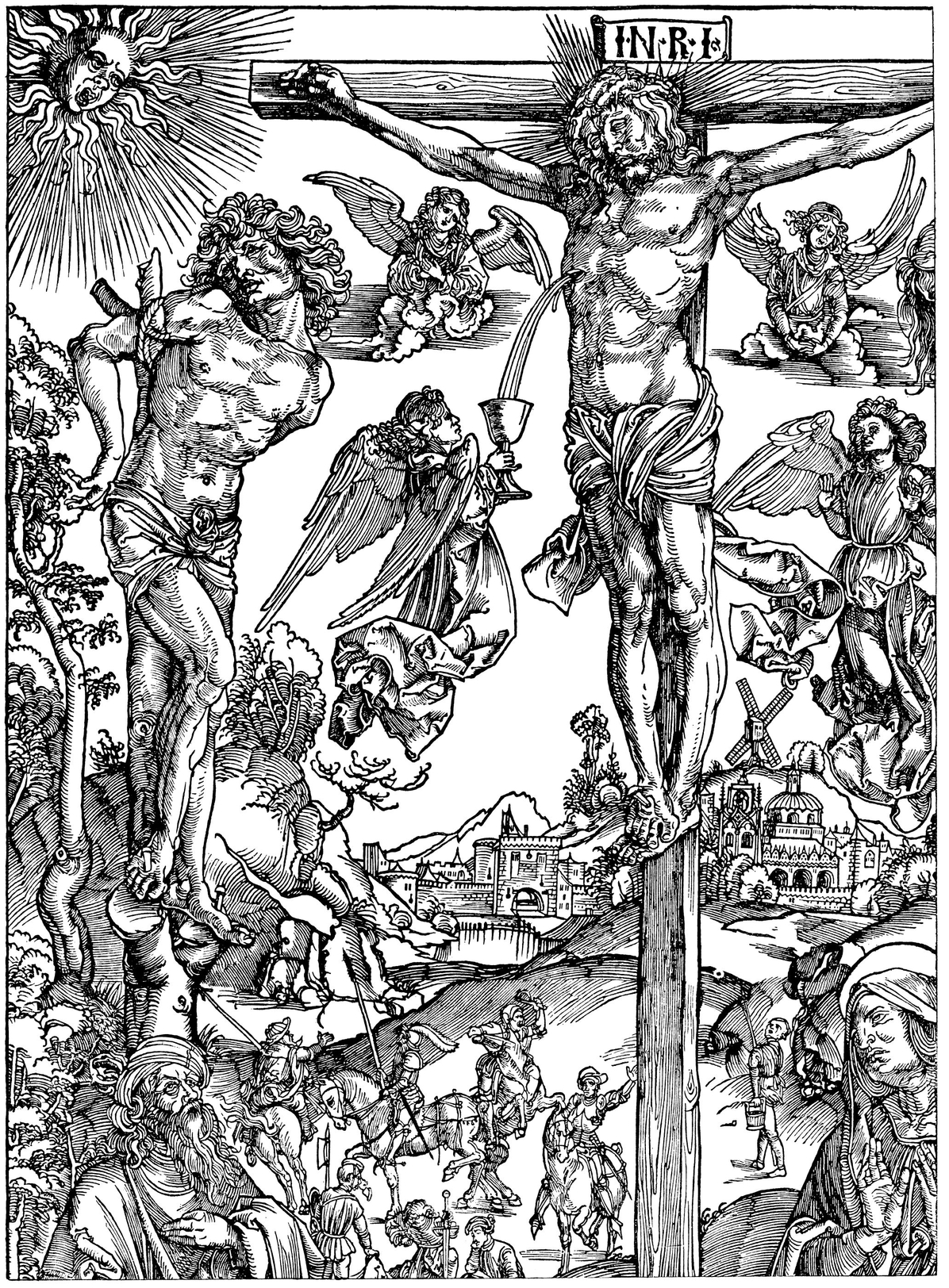 2 Crucifixion 3 Martyrdom of S Sebastian 4 S Christopher - photo 3