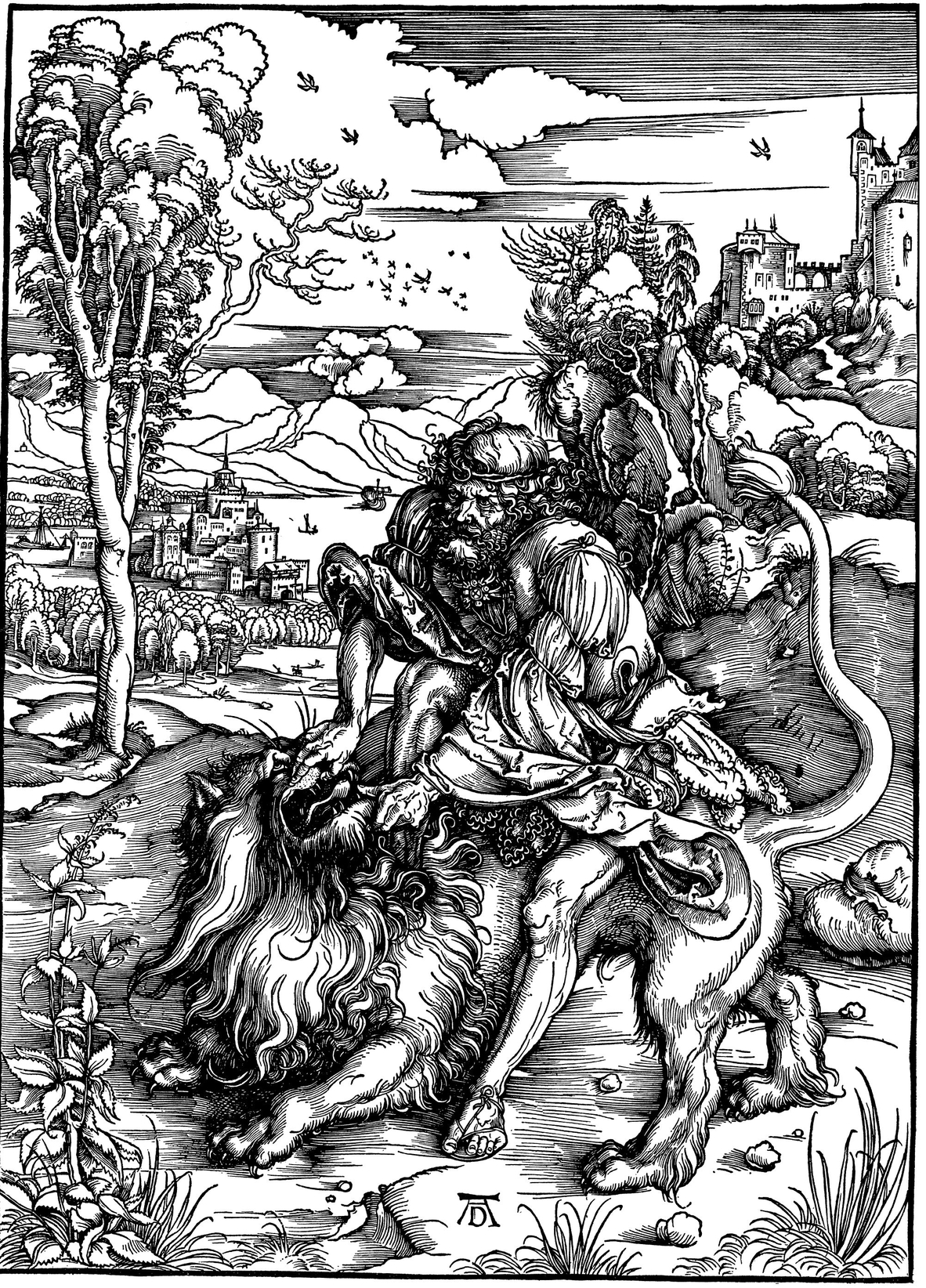 12 Samson Killing the Lion 13 The Holy Family with Three Hares 1 - photo 13