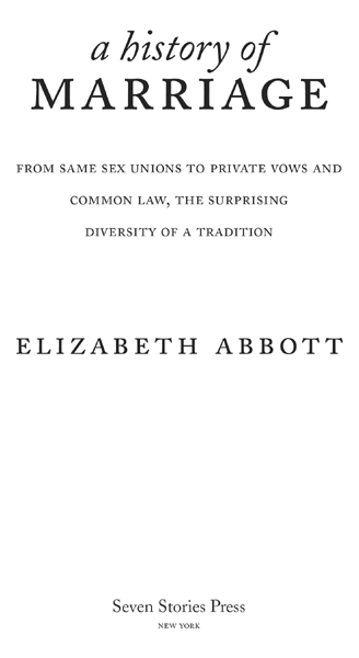 Copyright 2010 by Elizabeth Abbott Originally published in Canada by Penguin - photo 2