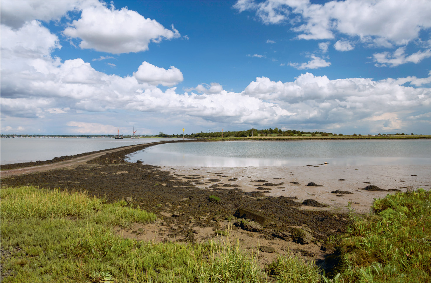 A view of the causeway to Northey Island Essex the likely site of the - photo 3