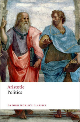 Aristotle - The Politics (Oxford Worlds Classics)