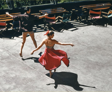 My sister Dorcas and I dancing on the terrace of Nepenthe the family - photo 13