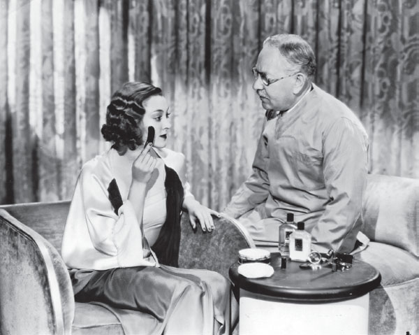 A publicity photo of Max Factor and Kathleen Burke in 1936 Paramount Studios - photo 3