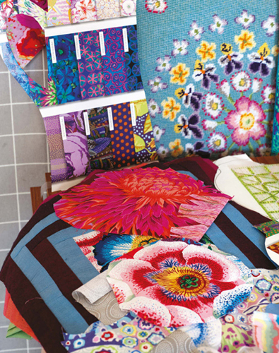 I design fabrics as part of the Kaffe Fassett Collective along with Brandon - photo 13