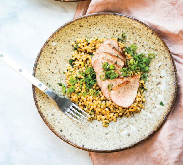 FRIDAY Roasted Pork Tenderloin with Herbed Pearl Couscous PLAN 1 WEEK 1 - photo 12