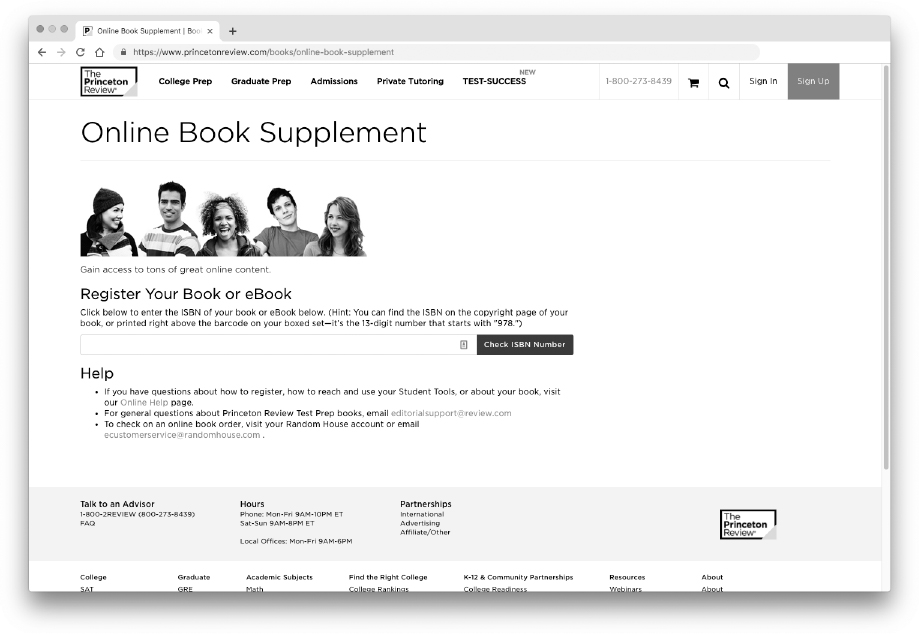 Answer a few simple questions to set up an exclusive Princeton Review account - photo 5