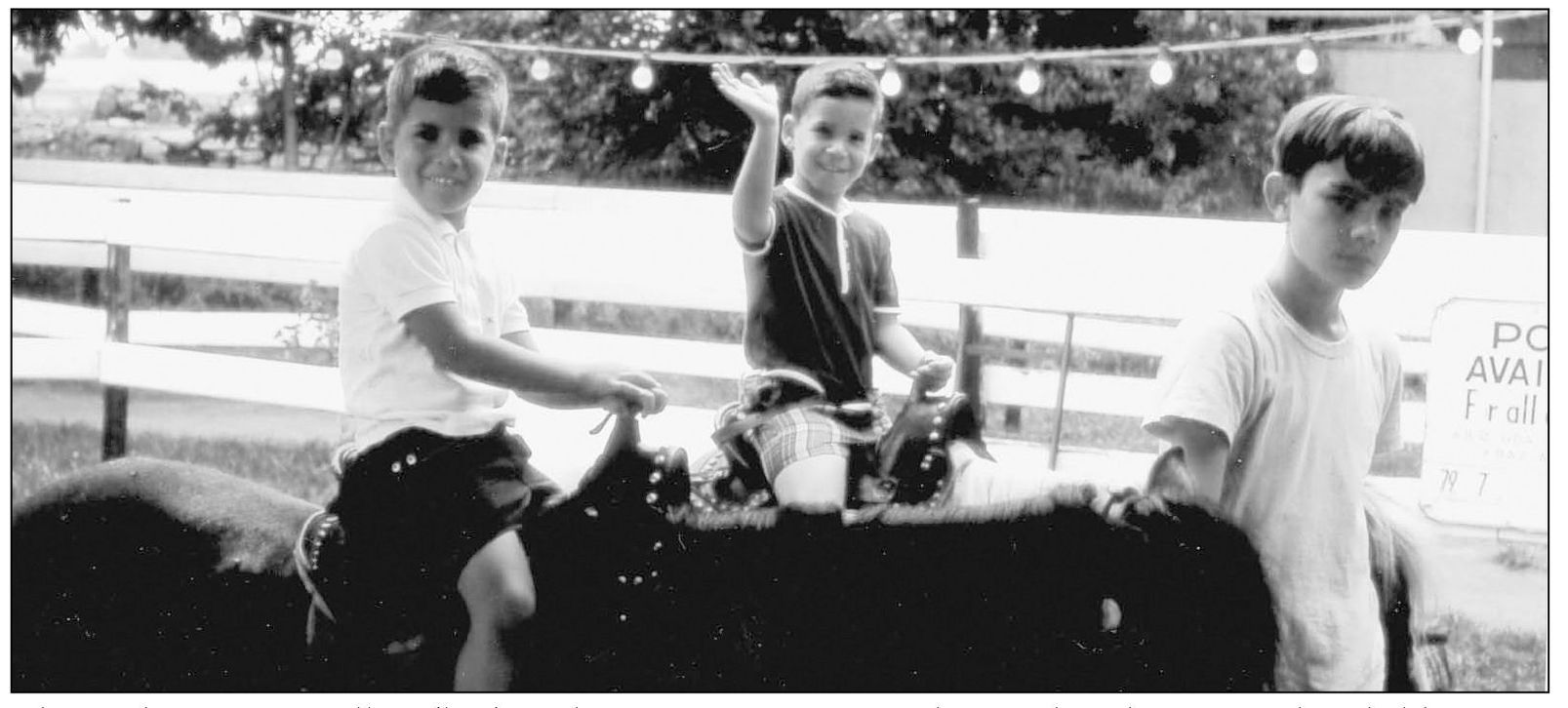 The authors sons Allen left and Jerry Esses are seen here riding horses at - photo 2