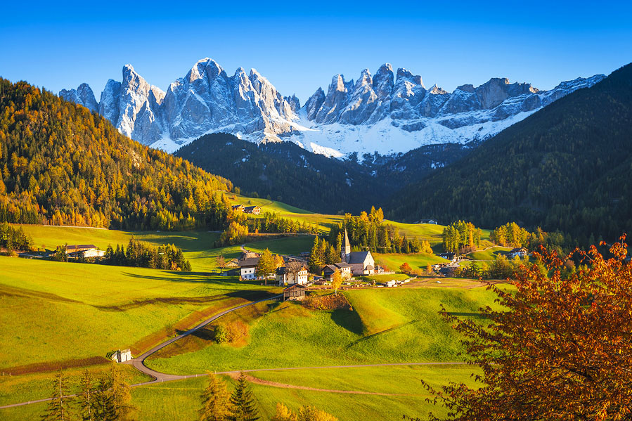 Dolomites Santa Maddalena village and the Gruppo di Odle FRANCESCO - photo 9