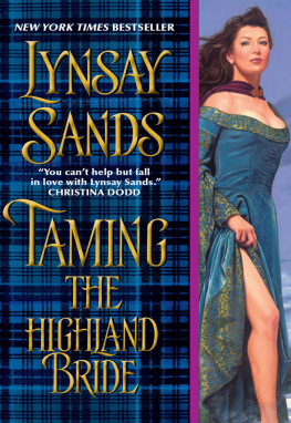 Lynsay Sands Taming the Highland Bride