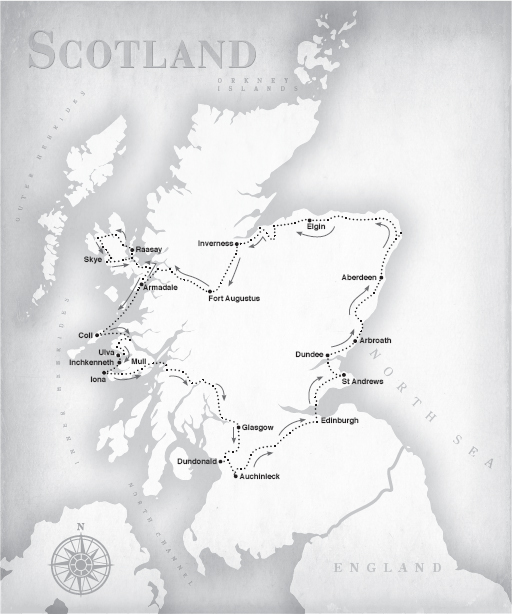 The journey of James Boswell and Samuel Johnson through Scotland - photo 2