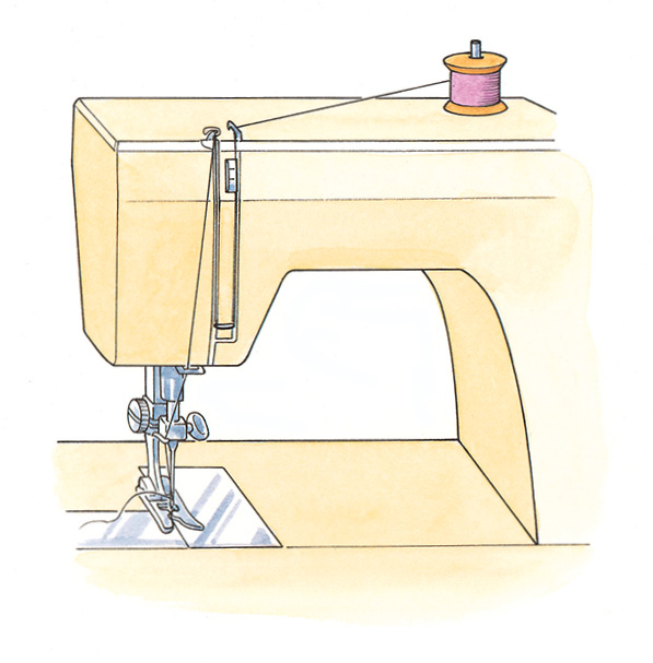 Diagram 1 Upper thread Bobbins Although you can buy universal bobbins it is - photo 7