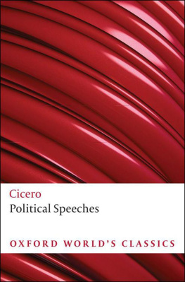 Cicero - Political Speeches (Oxford Worlds Classics)