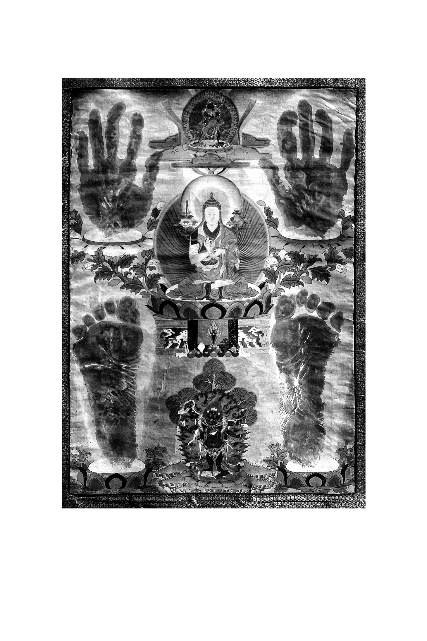 F RONTISPIECE Painting of Jamgon Kongtrul with hand- and footprints kept in - photo 2