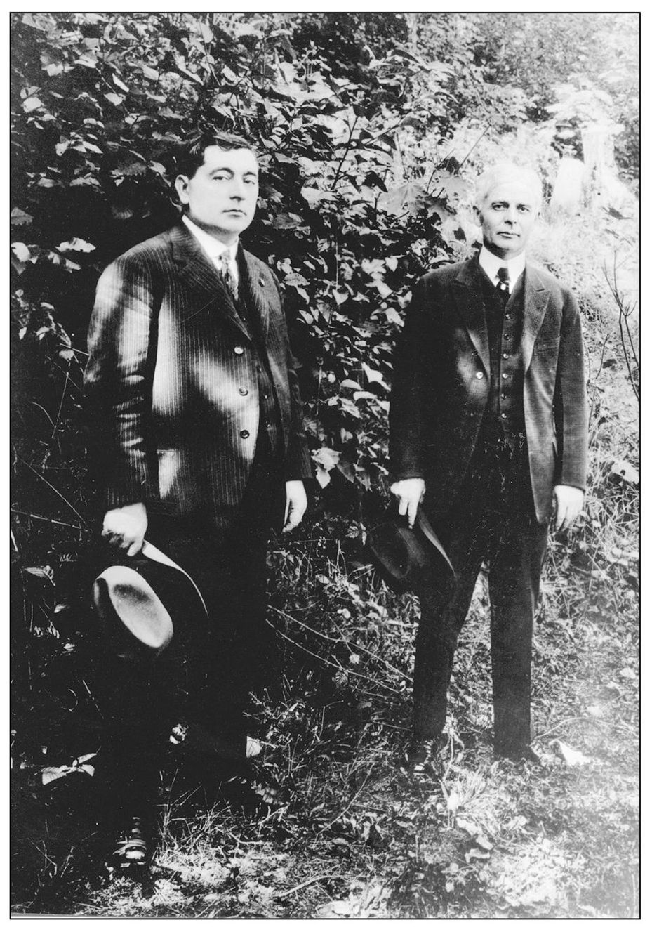 Thomas F Murphine left and Ole Hanson stand together The first official act - photo 9