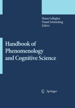 Gallagher Shaun - Handbook of Phenomenology and Cognitive Science