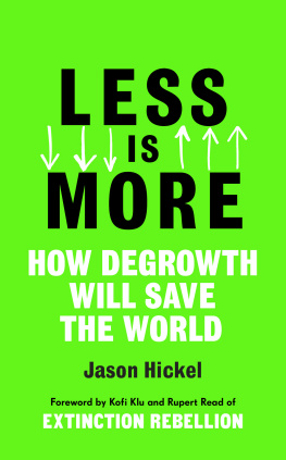 Jason Hickel Less is More