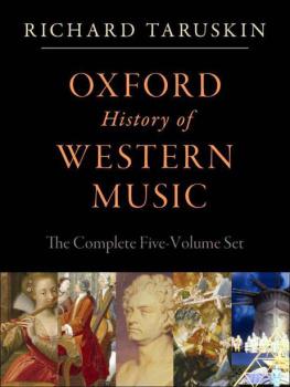 Gibbs Christopher Howard - Oxford History of Western Music: 5-vol. set: 5-vol. set