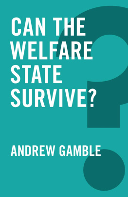 Gamble - Can the Welfare State Survive?