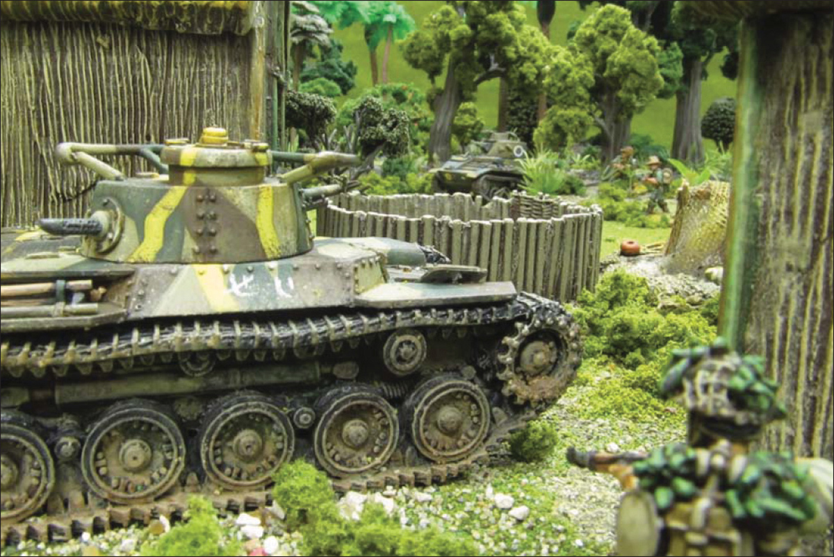 A Type 97 Chi-Ha prepares to ambush the British WAR IN THE SOUTH The Japanese - photo 7