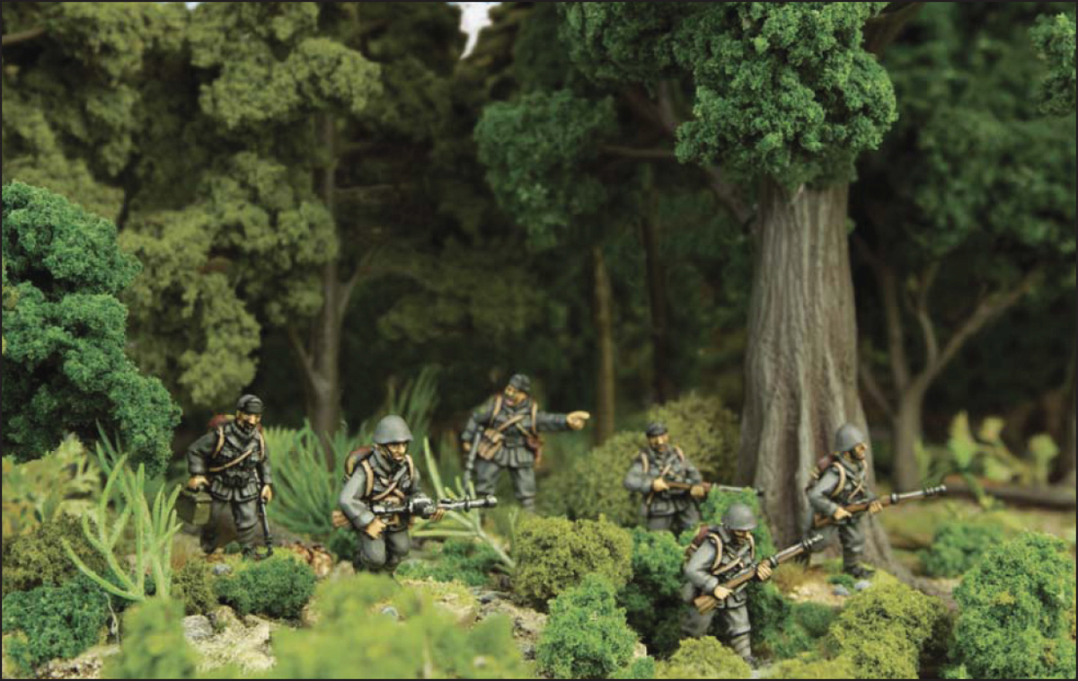 Italian troops scurry through the forests of Russia Italians in Bolt Action - photo 8