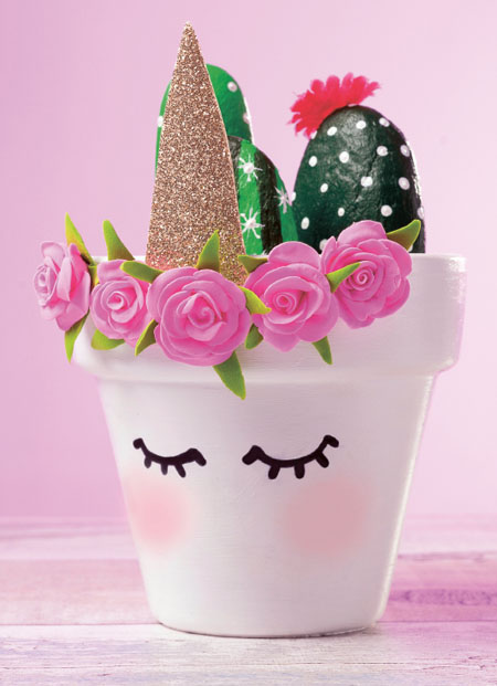 Unicorn Cactus Pot UnicornPot IsasUnicornCrafts I love growing plants but if - photo 8