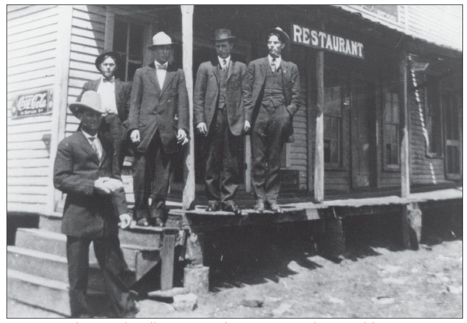 Men pose on the steps of a Keller restaurant Courtesy Joyce Gibson Roach - photo 9