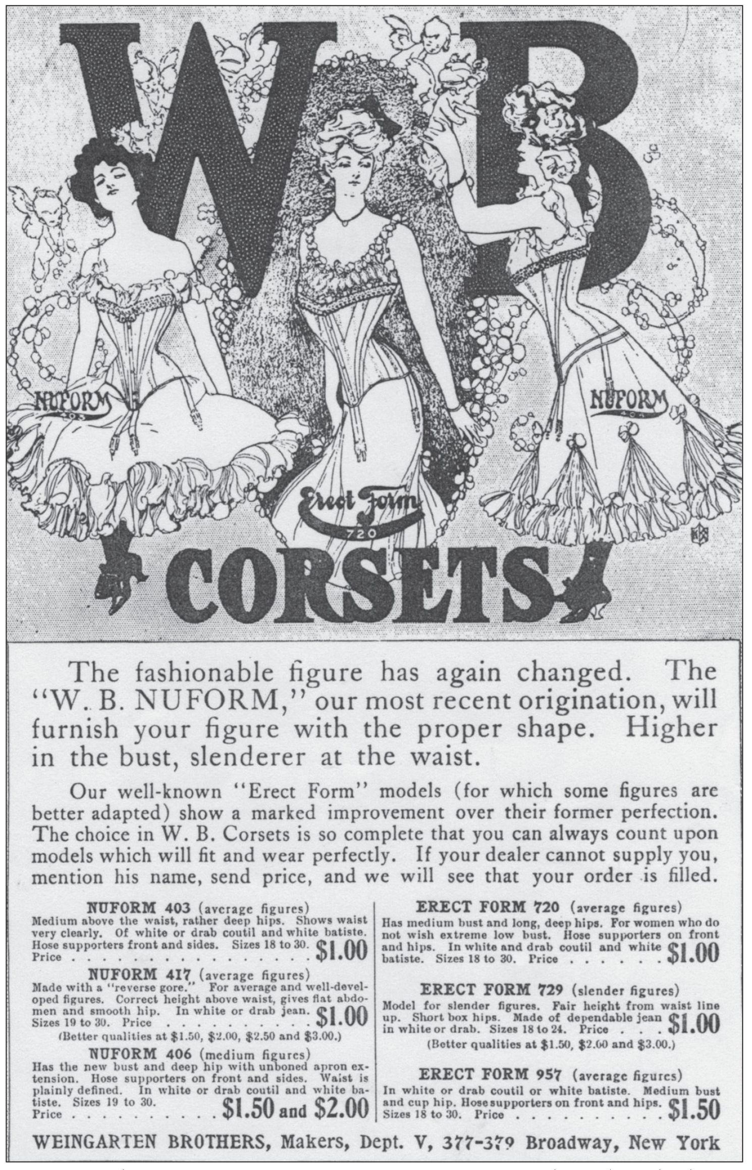 This is a corset ad from a 1906 Womans Home Companion magazine that reflects - photo 10