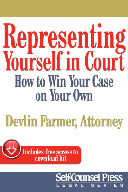 Farmer - Representing Yourself In Court (US)