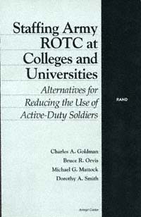 title Staffing Army ROTC At Colleges and Universities Alternatives for - photo 1