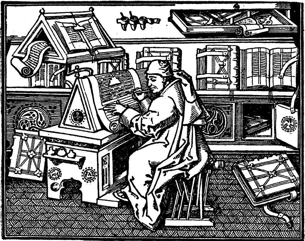 Frontispiece A SCRIPTORIUM This drawing about two-fifths of the linear size - photo 1