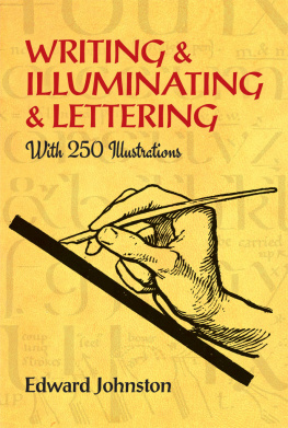 Edward Johnston Writing & Illuminating & Lettering