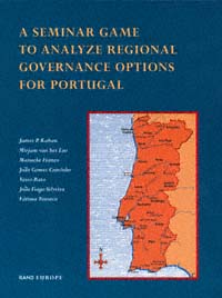 title A Seminar Game to Analyze Regional Governance Options for Portugal - photo 1