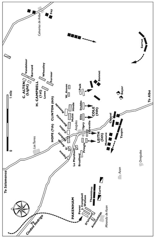 Map 6 Salamanca Early Moves 22 July 1812 Map 7 Battle of Salamanca - photo 8