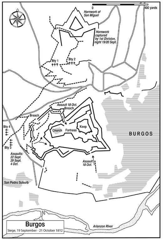 Map 9 Burgos Siege 19 September to 21 October 1812 Preface I look - photo 11