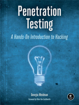 Eeckhoutte Peter Van Penetration Testing: A Hands-On Introduction to Hacking