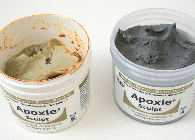 Apoxie two-part epoxy clay Amazing Mold Putty silicone molding putty Liquid - photo 6