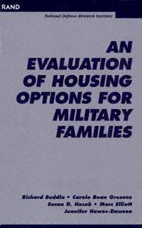 title An Evaluation of Housing Options for Military Families author - photo 1
