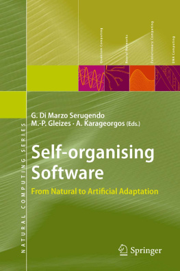 Giovanna Di Marzo Serugendo Marie-Pierre Gleizes Self-organising Software