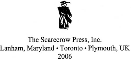 SCARECROW PRESS INC Published in the United States of America by Scarecrow - photo 1