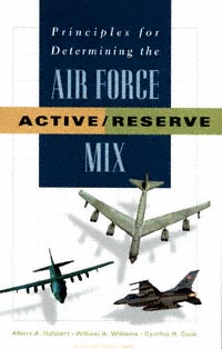 title Principles for Determining the Air Force Activereserve Mix - photo 1