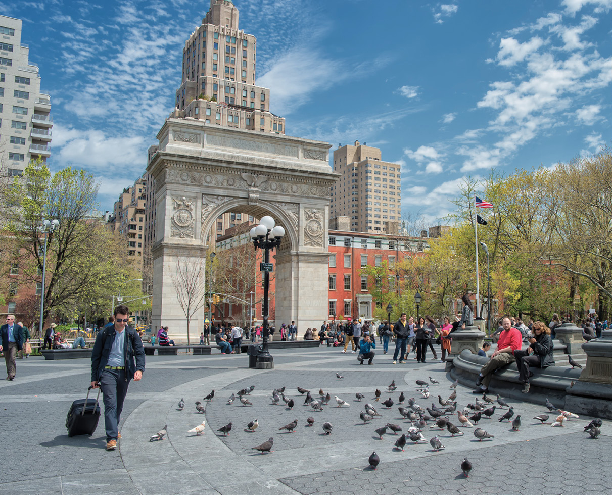 Washington Square Arch and Park Some 1 million people attend Little - photo 14