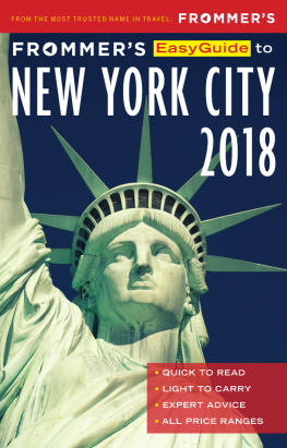 Frommer Frommers easyguide to New York City, 2018