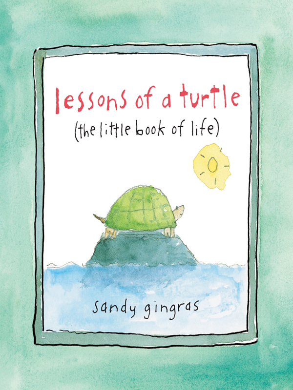 Lessons of a Turtle is a wise and warm little book about slowing down and - photo 1