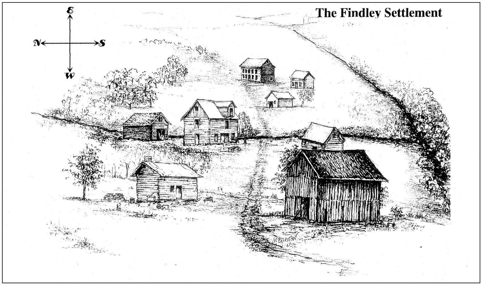 The Scotch-Irish settlement that became New Concord was laid out by Judge David - photo 5