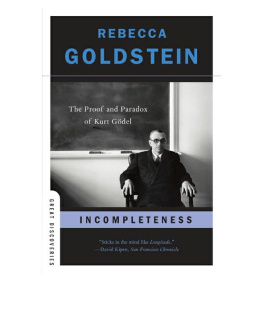 Gödel Kurt - Incompleteness: the proof and paradox of Kurt Gödel