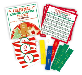 Gina Hyams - Christmas cookie contest in a box handbook