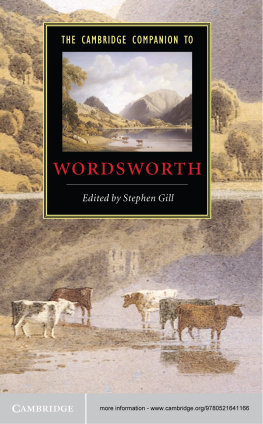 Gill Stephen The Cambridge Companion to Wordsworth