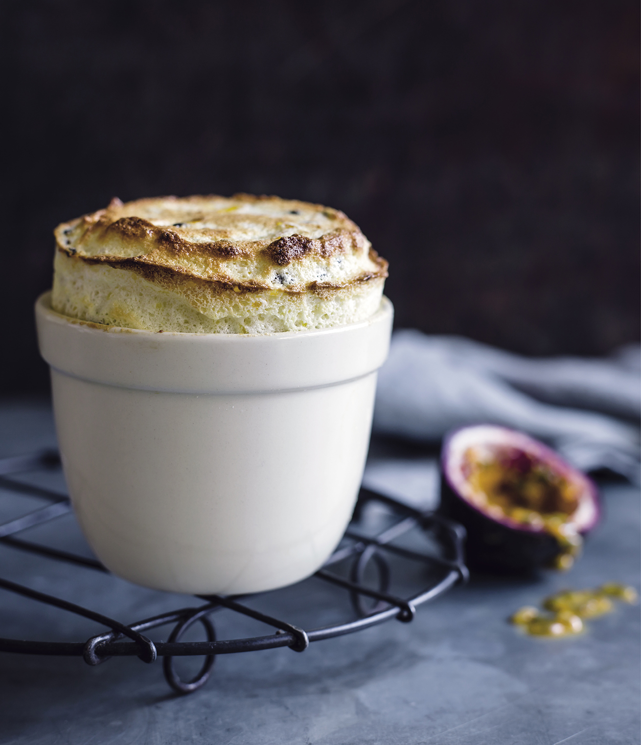 Serves 6 Surprise your guests with these perfect passionfruit souffles they - photo 4