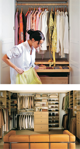 A creative way to maximize your closet space using both a wall-hung and - photo 6